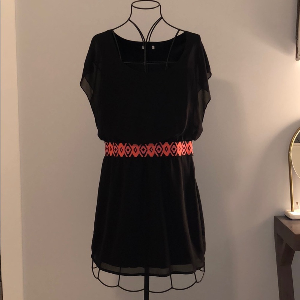 Black Dress with Fun Waist Band